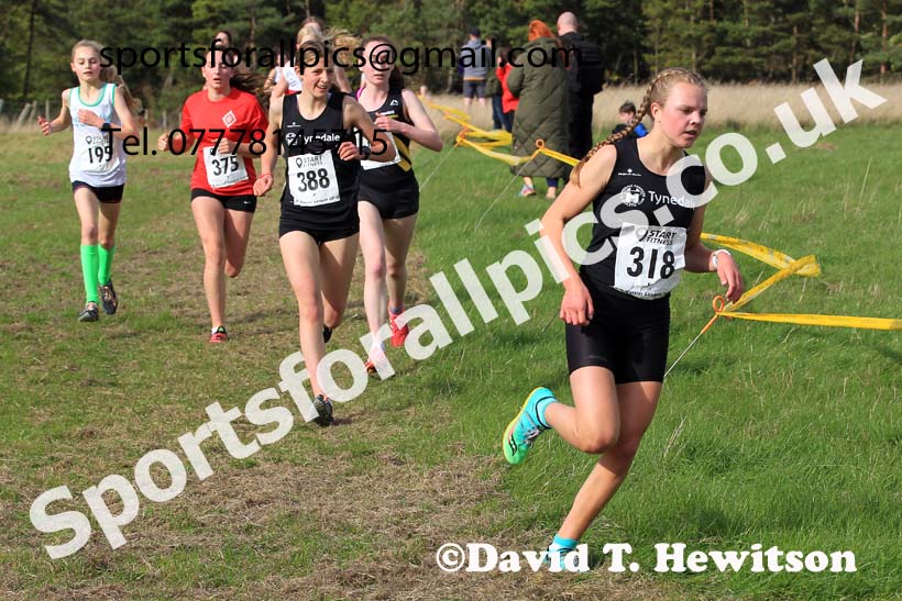 Girls under-15s 2022 NEHL Druridge Bay, Northumberland, Sunday, October 9th. Photo: David T. Hewitson/Sports for All Pics